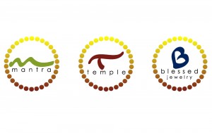 Green, Red and Blue with gold and red circle