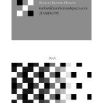 Business Card - 01, front and back