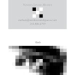 Business Card - 02, front and back