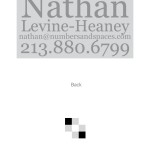 Business Card - 03, front and back